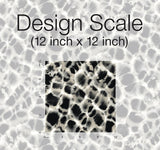 Wallpaper Leopard Rosettes Wallpaper // Black & Off White 