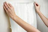 Wallpaper Linden Peel & Stick Wallpaper // White 