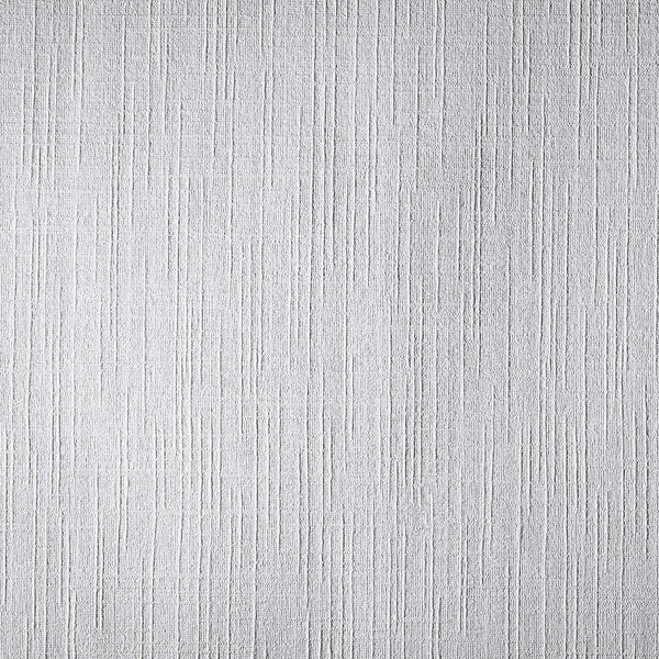 Wallpaper Linen Crosshatch Paintable Wallpaper // White 