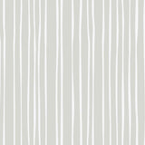 Wallpaper Liquid Lineation Wallpaper // Grey & Cream 