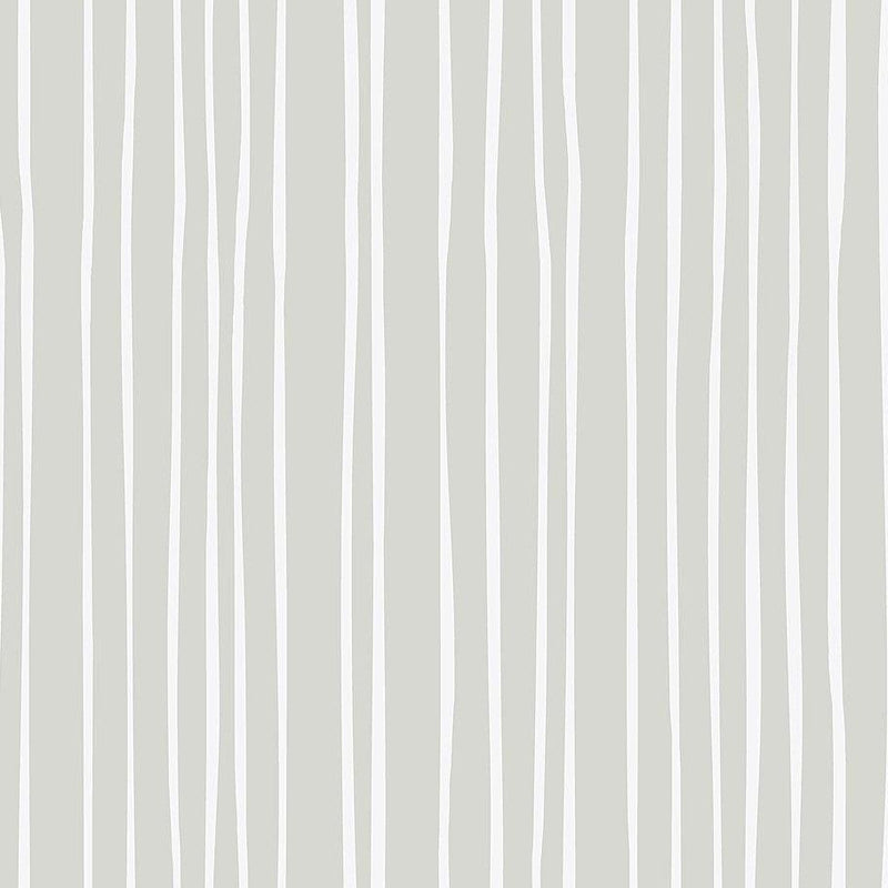 Wallpaper Liquid Lineation Wallpaper // Grey & Cream 