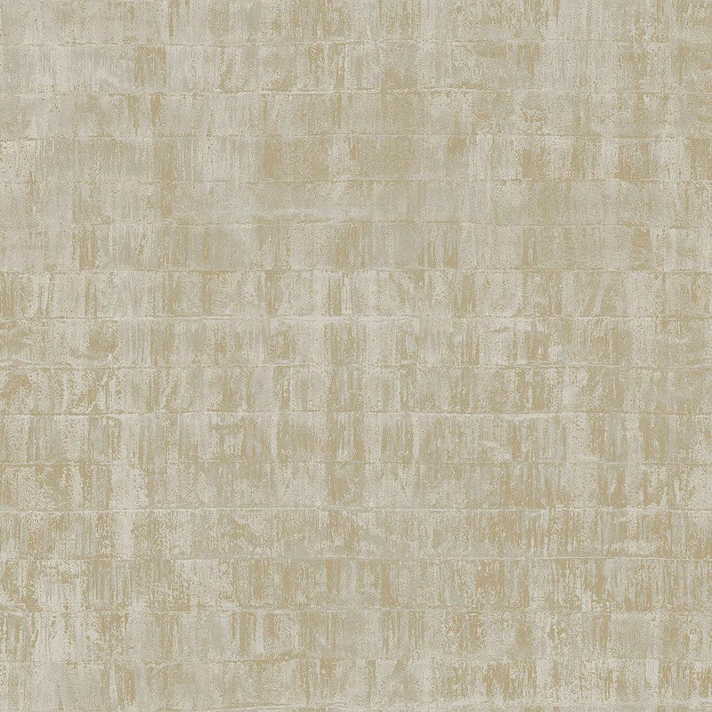 Wallpaper Liquid Metal Wallpaper Sample // Taupe 8 x 10 