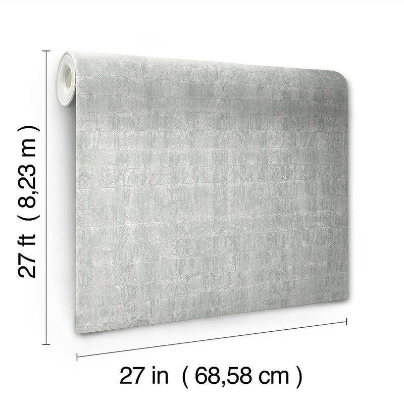 Wallpaper Liquid Metal Wallpaper // Silver 