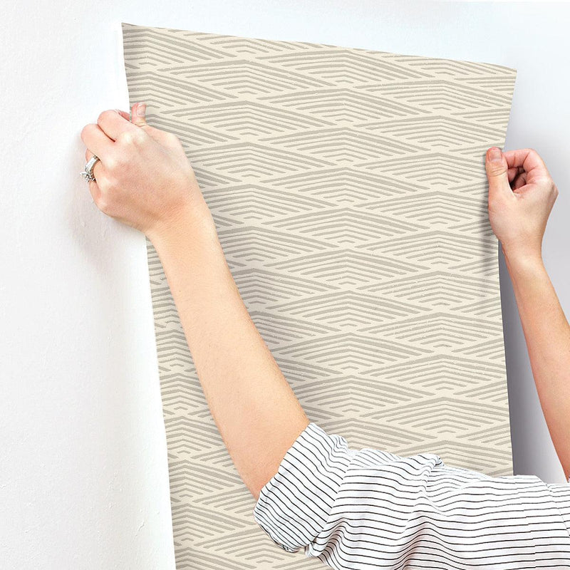 Wallpaper Lofty Peaks Wallpaper // Grey 
