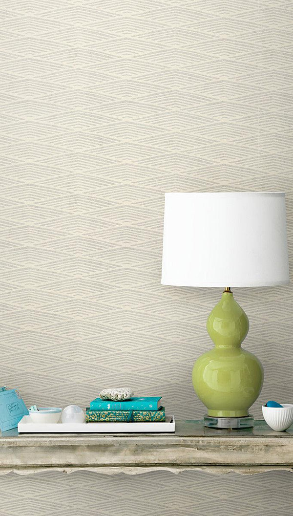 Wallpaper Lofty Peaks Wallpaper // Light Grey 