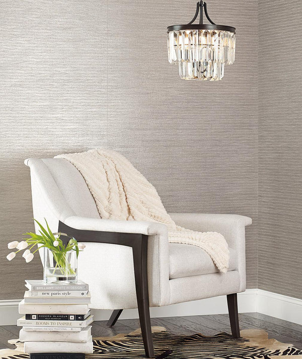 Wallpaper Lombard Wallpaper // Dark Silver 