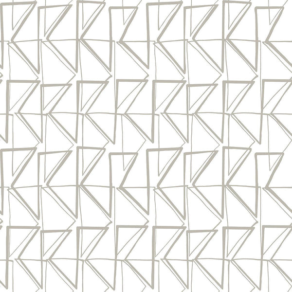 Wallpaper Love Triangles Peel & Stick Wallpaper // Gold Metallic 