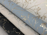 Wallpaper Luminous Branches Wallpaper // Cream & Gold 