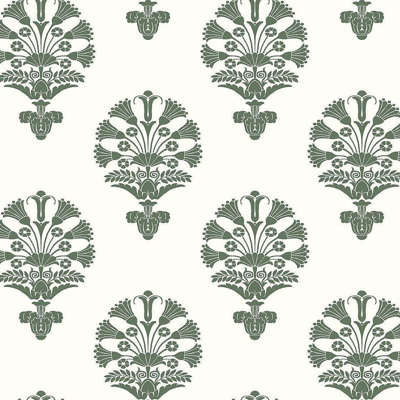Wallpaper Luxor Wallpaper Sample // Green 8 x 10 