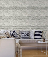 Wallpaper Magnolia Home Brick & Mortar Peel & Stick Wallpaper // Grey 