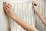 Wallpaper Magnolia Home Handloom Peel & Stick Wallpaper // Cool Grey 