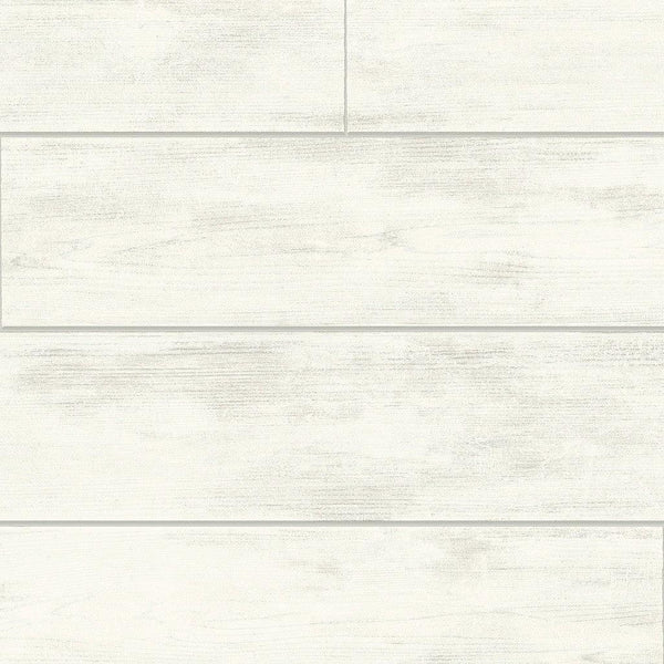 Wallpaper Magnolia Home Shiplap Peel & Stick Wallpaper // White 