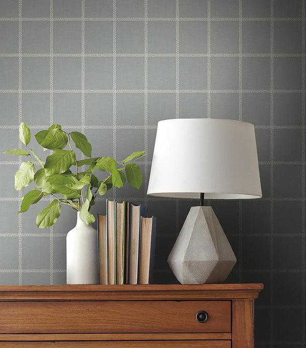 Wallpaper Magnolia Home Sunday Best Peel & Stick Wallpaper // Grey 