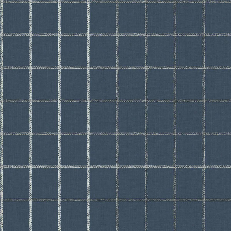 Wallpaper Magnolia Home Sunday Best Peel & Stick Wallpaper Sample // Blue 8 x 10 