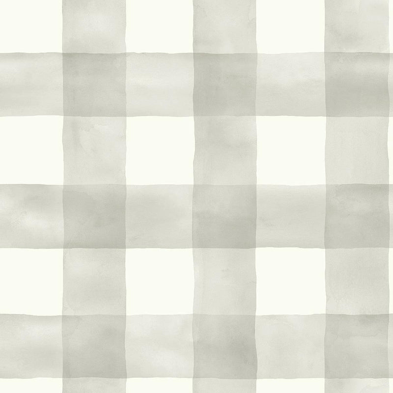 Wallpaper Magnolia Home Watercolor Peel & Stick Wallpaper Sample // Grey 8 x 10 