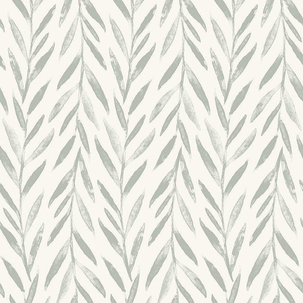 Wallpaper Magnolia Home Willow Peel & Stick Wallpaper // Grey 