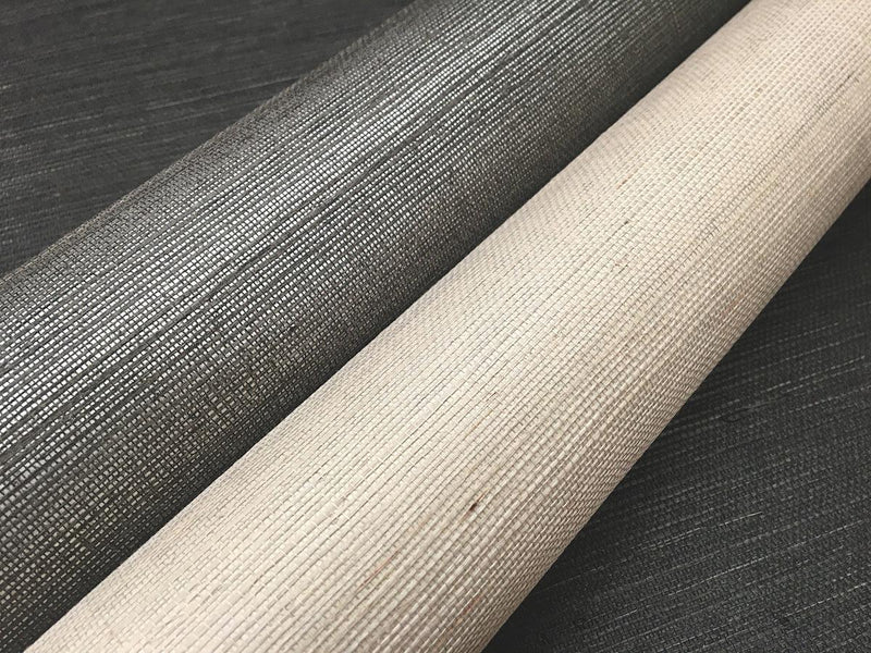 Wallpaper Makasa Sisal Wallpaper // Black 