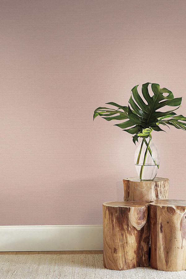 Wallpaper Makasa Sisal Wallpaper // Blush 