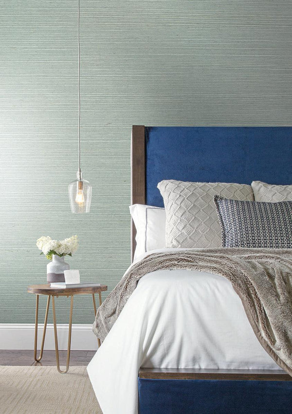 Wallpaper Makasa Sisal Wallpaper // Light Blue 