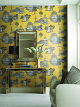 Wallpaper Mandarin Wallpaper // Yellow 