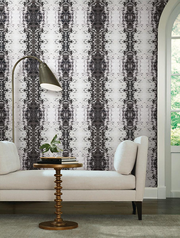 Wallpaper Marbled Appaloosa Peel & Stick Wallpaper // Black 