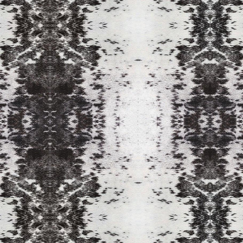 Wallpaper Marbled Appaloosa Peel & Stick Wallpaper Sample // Black 8 x 10 