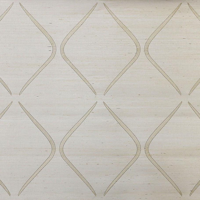 Wallpaper Marquise Wallpaper Sample // White 8 x 10 