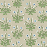 Wallpaper Meadow Flowers Wallpaper // Linen & Blue 