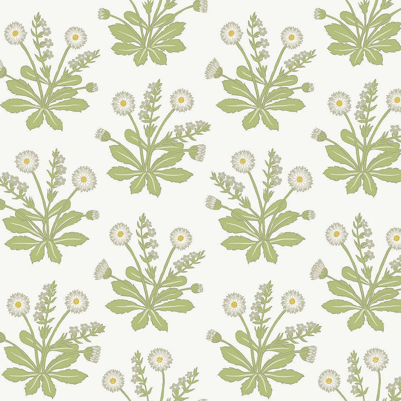Wallpaper Meadow Flowers Wallpaper // White 