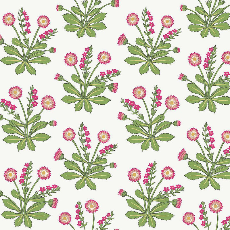 Wallpaper Meadow Flowers Wallpaper // White & Rose 