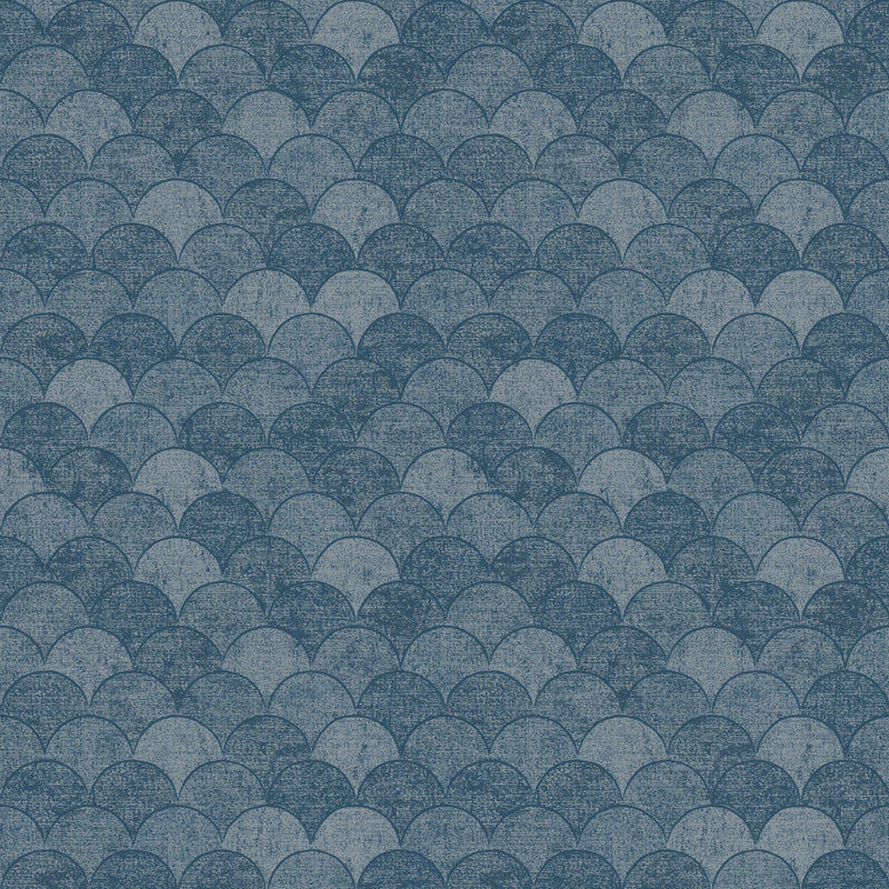 Wallpaper Mermaid Scales Wallpaper Sample // Blue 8 x 10 