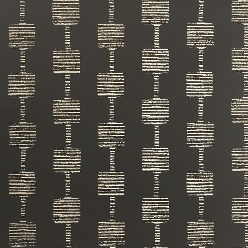 Wallpaper Micro Mini Wallpaper Sample // Black 8 x 10 