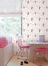 Wallpaper Minnie Dots Wallpaper // Pink 