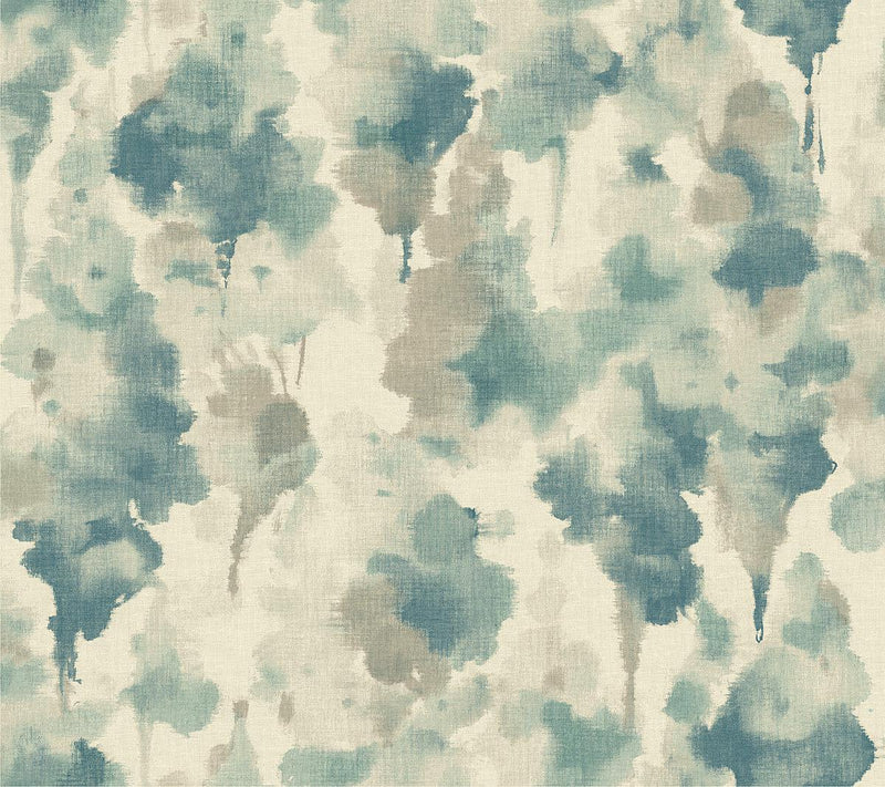 Wallpaper Mirage Wallpaper // Off White & Dark Blue 