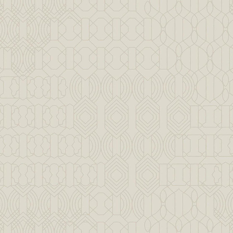 Wallpaper Modern Chandelier Wallpaper // Cream 