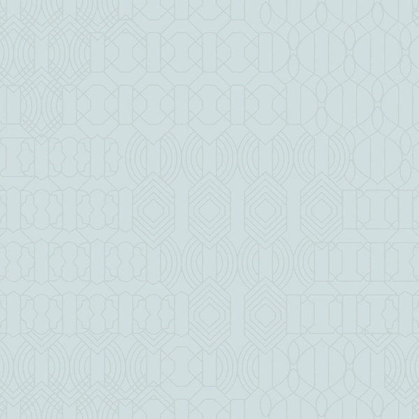 Wallpaper Modern Chandelier Wallpaper // Light Blue 