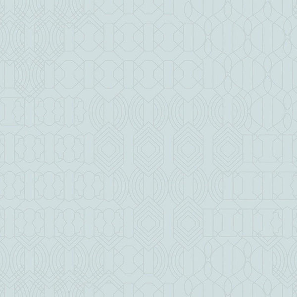 Wallpaper Modern Chandelier Wallpaper Sample // Light Blue 8 x 10 