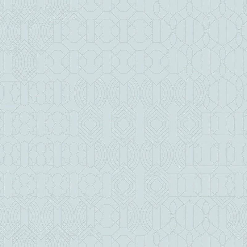 Wallpaper Modern Chandelier Wallpaper Sample // Light Blue 8 x 10 