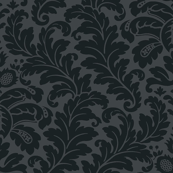 Wallpaper Modern Romance Wallpaper // Black 