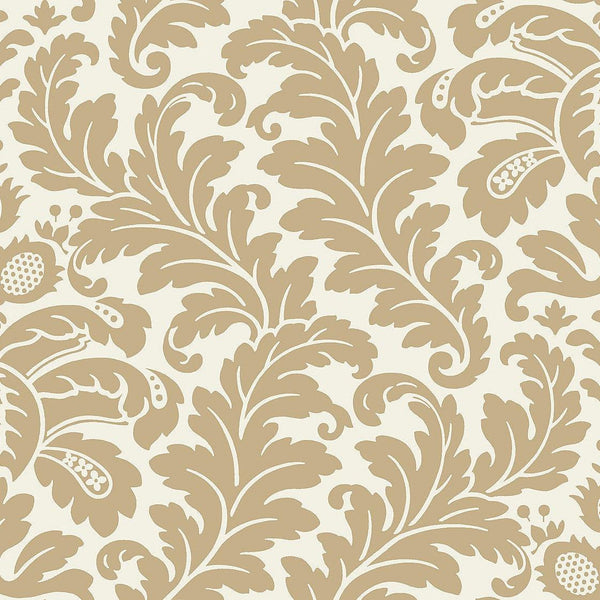 Wallpaper Modern Romance Wallpaper // Gold Metallic 