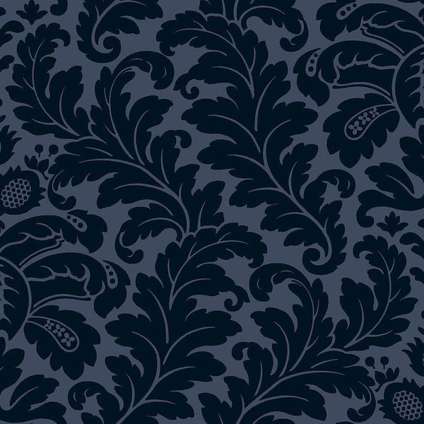 Wallpaper Modern Romance Wallpaper // Navy 