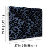 Wallpaper Modern Romance Wallpaper // Navy 