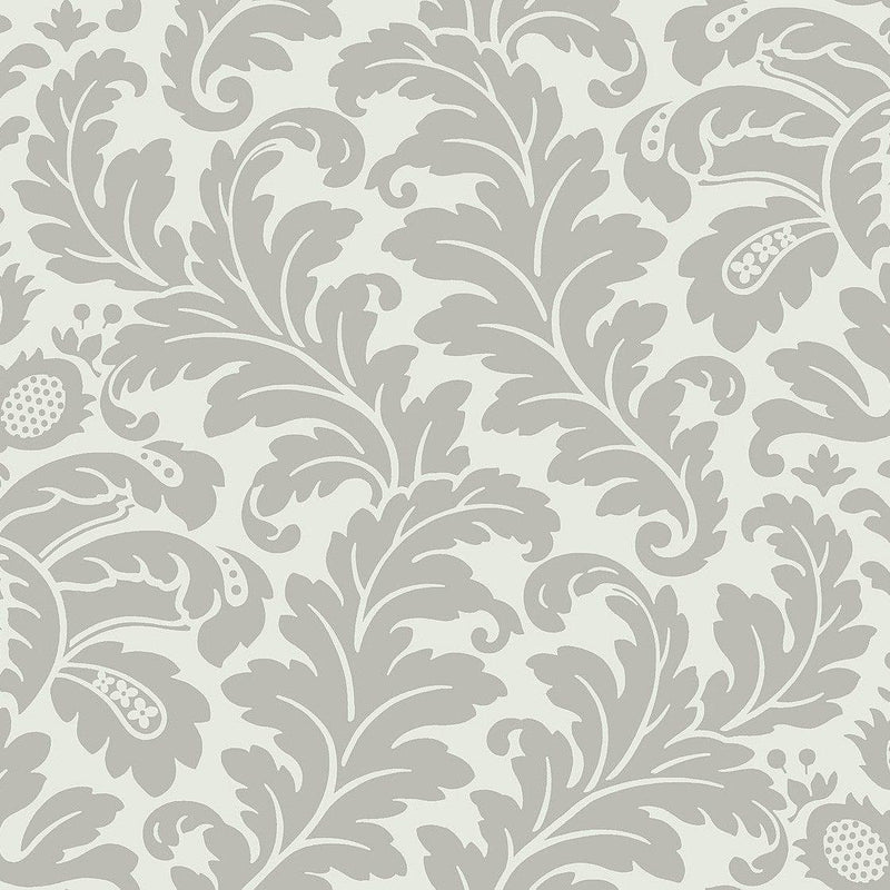 Wallpaper Modern Romance Wallpaper Sample // Grey 8 x 10 