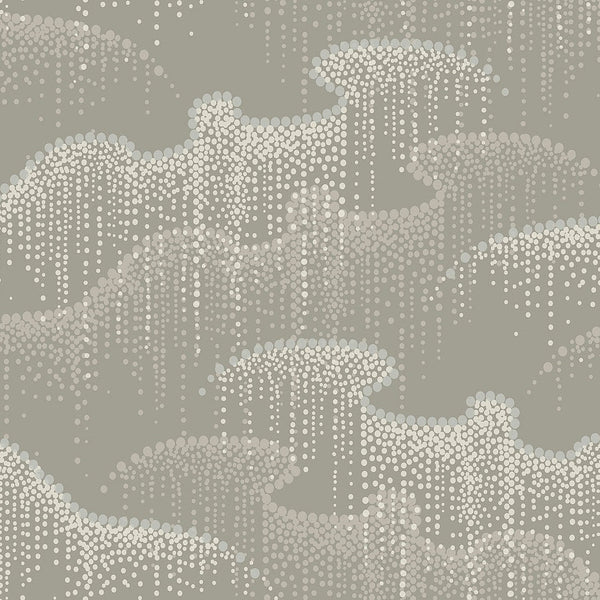 Wallpaper Moonlight Pearls Wallpaper // Taupe 