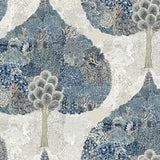 Wallpaper Mystic Forest Wallpaper // Blue 