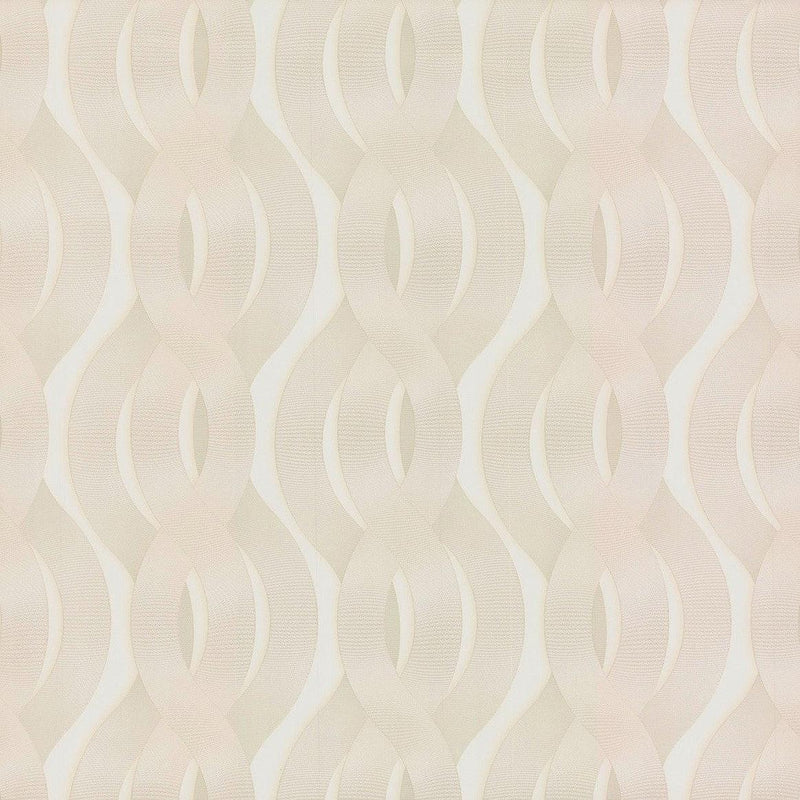 Wallpaper Nexus Wallpaper Sample // White & Cream Metallic 8 x 10 