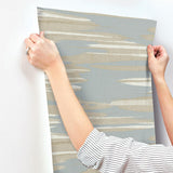 Wallpaper Nimbus Wallpaper // Blue & Cream 