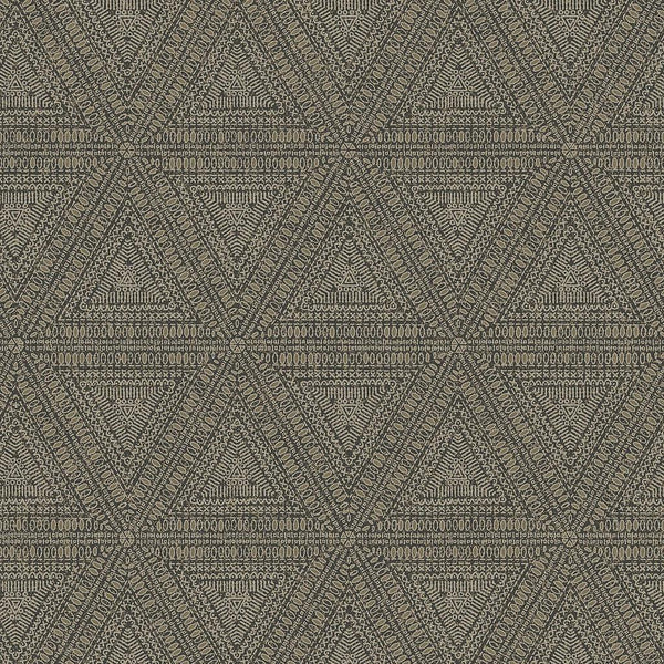 Wallpaper Norse Tribal Wallpaper // Brown 