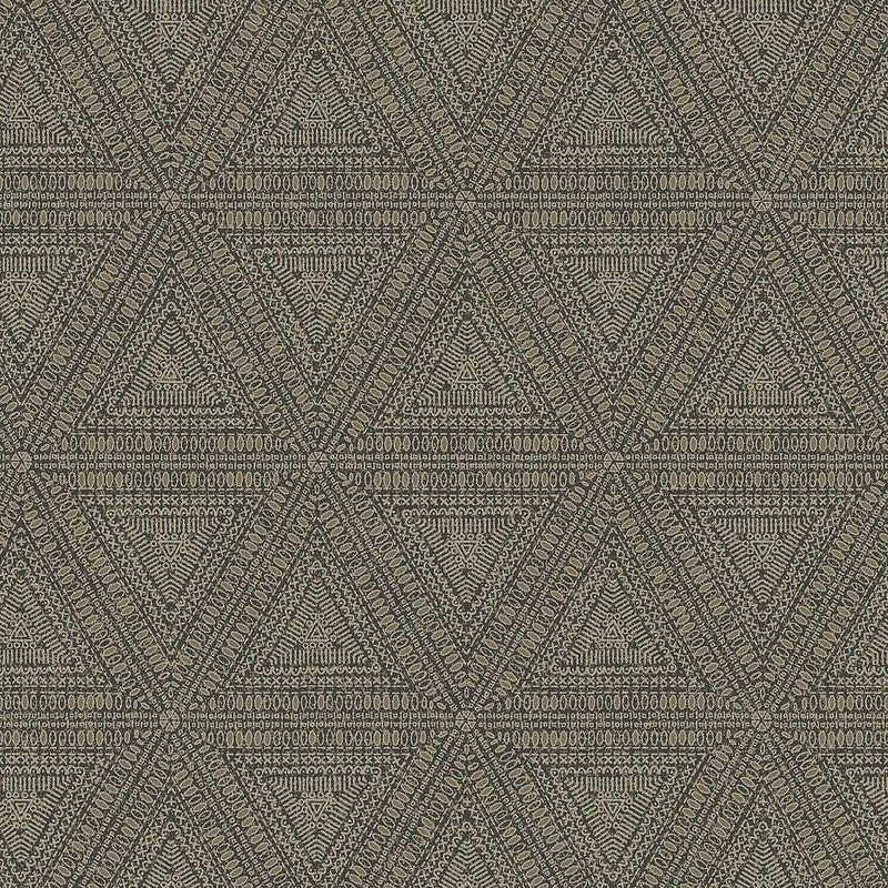 Wallpaper Norse Tribal Wallpaper Sample // Brown 8 x 10 