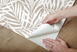 Wallpaper Oahu Fronds Peel & Stick Wallpaper // Off White 